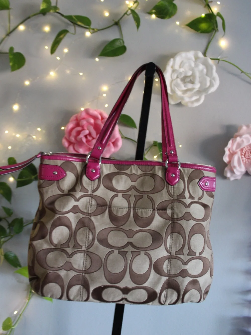 Coach signature canvas